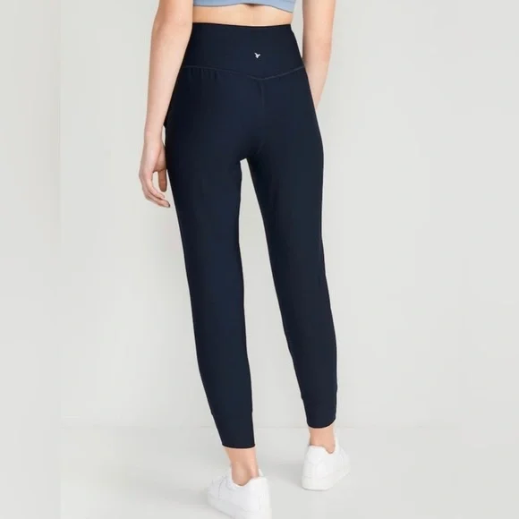 NWT! Navy High-Waisted PowerSoft 7/8-Length Joggers - Size 2X💎 - Picture 2 of 9